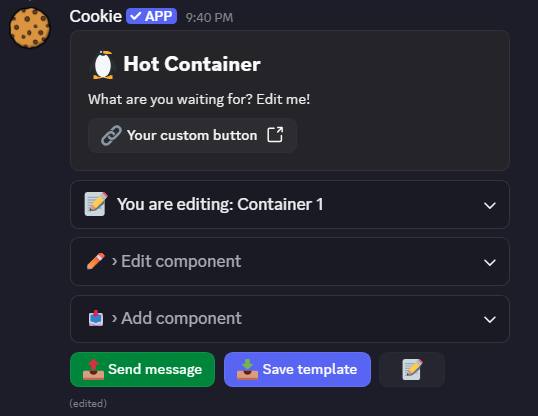 Custom Messages
